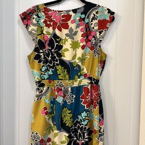 Lively Floral Colorful Dress